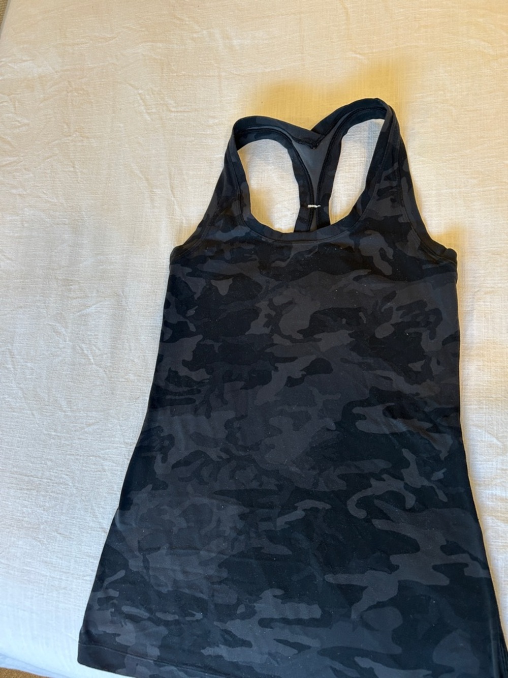 lululemon athletica Black Camo Racerback Tank